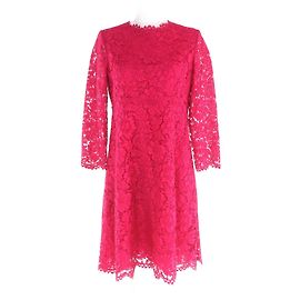 Vestido de algodón Valentino Rosa