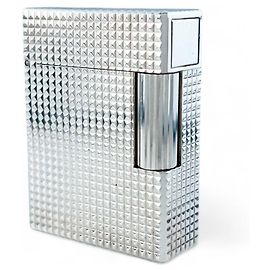 Autre Marque Dupont Diamond Head Lighter Silvery