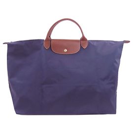 Sac Tote Longchamp Le Pliage Nylon para Mulher Azul marinho