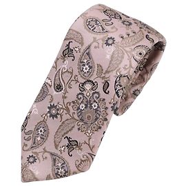 GUCCI Paisley Pattern % Silk Tie Pink Men's Pink