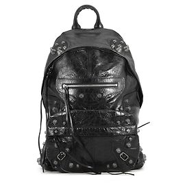 Balenciaga Le Cagole Backpack Leather BALENCIAGA Men's Black Handbag Black