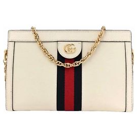 Gucci Borsa a Spalla Ophidia GG Rosso Blu Beige