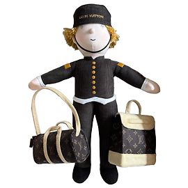 Boneca Noivo Bellboy Louis Vuitton / VIP Marrom Branco Monograma