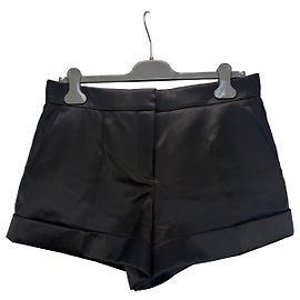 Short de cetim preto Givenchy Preto