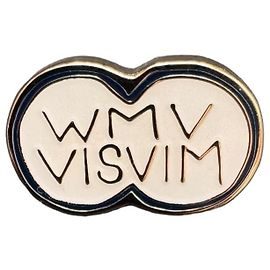 Spilla Pin Badge visvim in Ottone Bianco D'oro