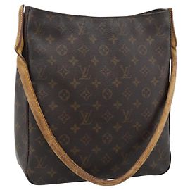 LOUIS VUITTON Bolsa de Ombro Monogram Looping GM M51145 LV Auth fm5365 Monograma