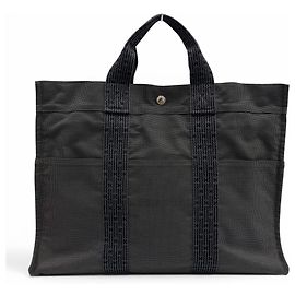 Hermès Sac cabas Hermes Herline MM Sellier Button Marron