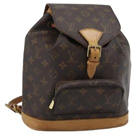 LOUIS VUITTON Monogram Montsouris MM Backpack M51136 LV Auth 188708 Monogram