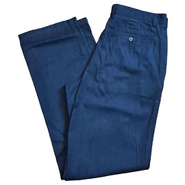 Pantaloni Lacoste Uomo Cotone Blu Navy Blu scuro