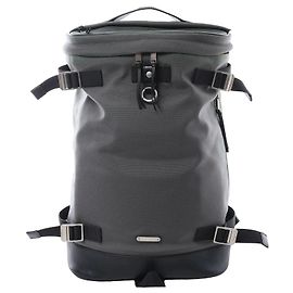 Autre Marque Saint Laurent Paris Livington Canvas & Leather Backpack in Gray 481005 Grey