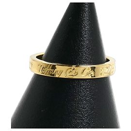 Tiffany & Co. 18K Gelbgold Notes schmaler Ring Andere