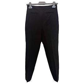 Alexander McQueen Maßgeschneiderte Hose aus Wollmischung in Schwarz Schwarz