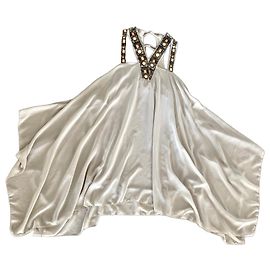 Autre Marque Robe d'été Lombok Ibiza Beige Perles Beige