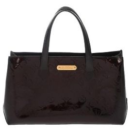 Sac à main Louis Vuitton Monogram Vernis Wilshire PM Bordeaux