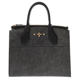 Louis Vuitton Epi City Steamer MM Handtasche Schwarz