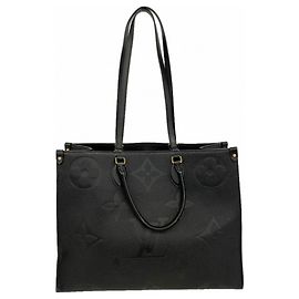 Borsa Tote Louis Vuitton Monogram Empreinte OnTheGo GM Nero