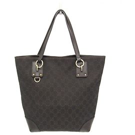 Borsa Tote Gucci GG Canvas Marrone scuro