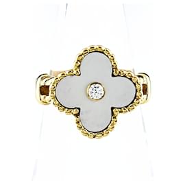 Van Cleef & Arpels Vintage Alhambra Ring Yellow