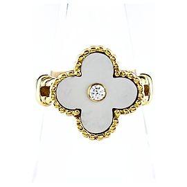 Anillo Vintage Alhambra Van Cleef & Arpels Amarillo