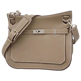 Hermès Bolsa de Ombro Hermes Jypsiere 28 Taupe