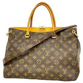 Borsa Louis Vuitton Monogram Pallas D'oro Crudo