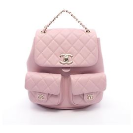 Mini mochila/bolsa de mão Chanel em rosa Rosa