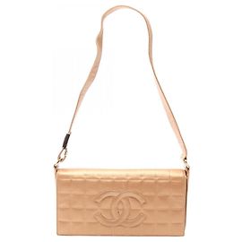 Borsa a Spalla Chanel Chocolate Bar D'oro