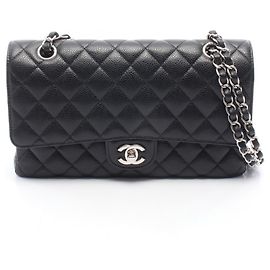 Borsa a tracolla Chanel Matelassé Double Flap Nero