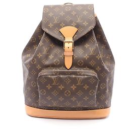 Zaino/Borsa Louis Vuitton Montsouris GM Marrone
