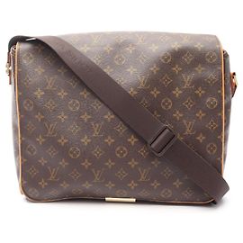 Bolso de Hombro Louis Vuitton Abesses Castaño Monograma