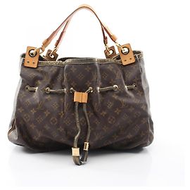 Bolsa Tote Irene Louis Vuitton Marrom Monograma