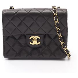 Borsa a Spalla Chanel Mini Matelassé Nero