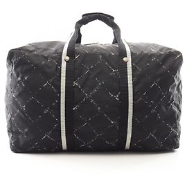 Borsa Boston Chanel Old Travel Line Nero