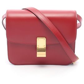 Céline Borsa a Spalla Celine Classic Teen Box Rosso