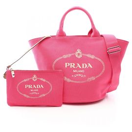 Borsa Tote 2-Way CANAPA Prada Rosa