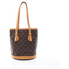 Bolsa Bucket PM Louis Vuitton Marrom