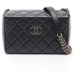 Borsa a Spalla Chanel Matelassé Box Chain Nero