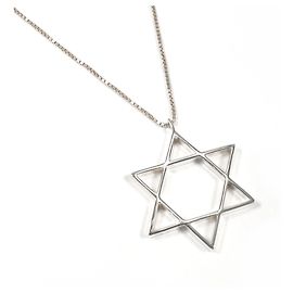 Collar Estrella de David GUCCI Plata