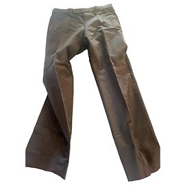 Tom Ford Calças de lã castanhas Marrom