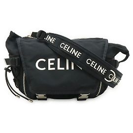 Céline Borsa Messenger da Trekking in Nylon Medium Celine Nero