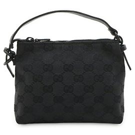 Bolso de Accesorios Gucci GG Canvas Negro Negro