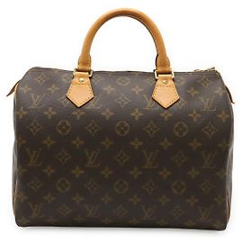 Bolsa Louis Vuitton Monogram Speedy 30 Marrom