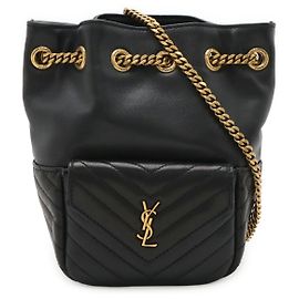 Borsa a secchiello mini Joe in pelle Yves Saint Laurent Nero