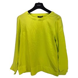 Autre Marque J. Crew Seidenbluse langarm neongrün Gelb