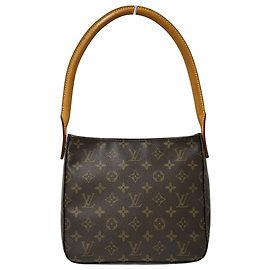 Louis Vuitton Monogram Looping MM Schultertasche Braun Andere Monogramm