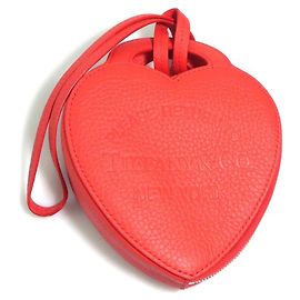 Monedero de cuero rojo Tiffany & Co. Roja