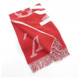 Sciarpa Monogram Capital Louis Vuitton Rosso