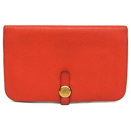 Hermès Hermes Dogon Duo Combined Leather Red