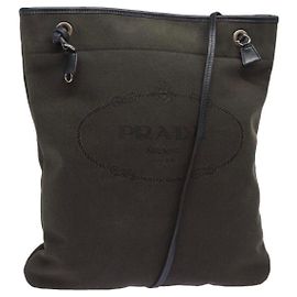Prada Sac Cabas Tessuto Marron