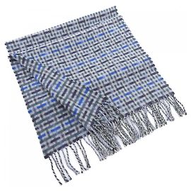 Hermès Hermes Cashmere Stole Brown Blue Green